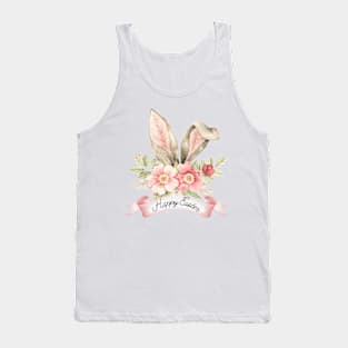 happy easter flowers Tank Top